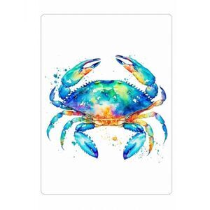 Watercolor Crab Magnet